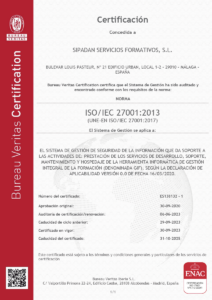 Certificación de Seguridad ISO 27001